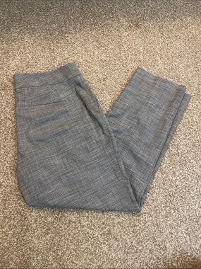 Ann Taylor Straight Leg Heathered Gray Dress Pants